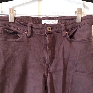 High waisted stretch skinny pants